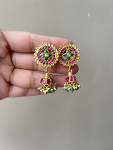 Jadau Jhumkas E324