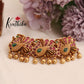 Antique Kemp peacock Hair clip J68