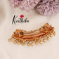 Antique Kemp peacock Hair clip J68