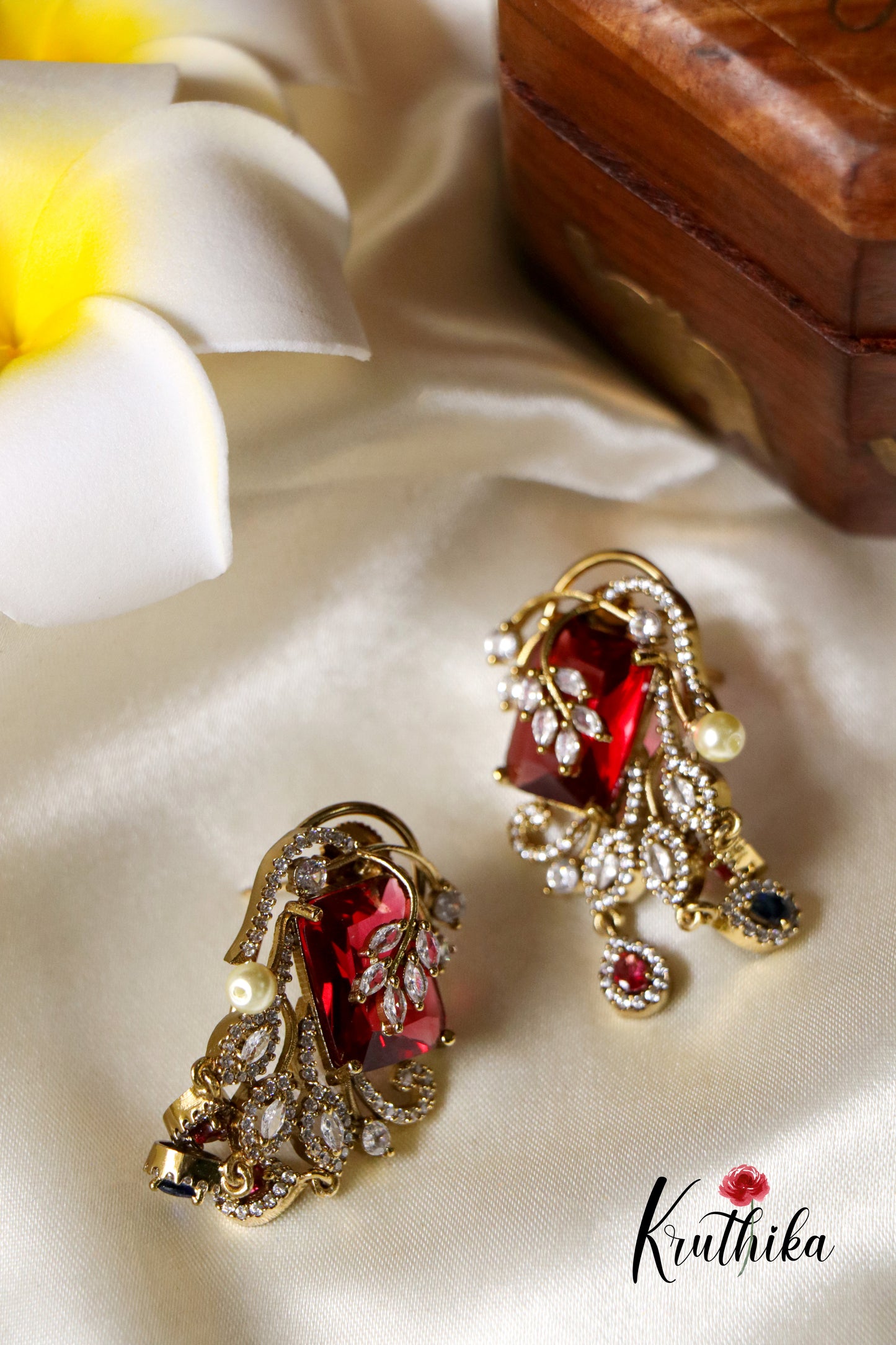 AD drops earrings E334