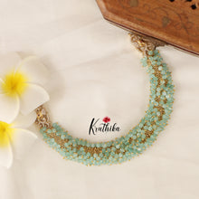 Simple Crystal Cluster Chocker NC1660 (Available in 3 Colours)