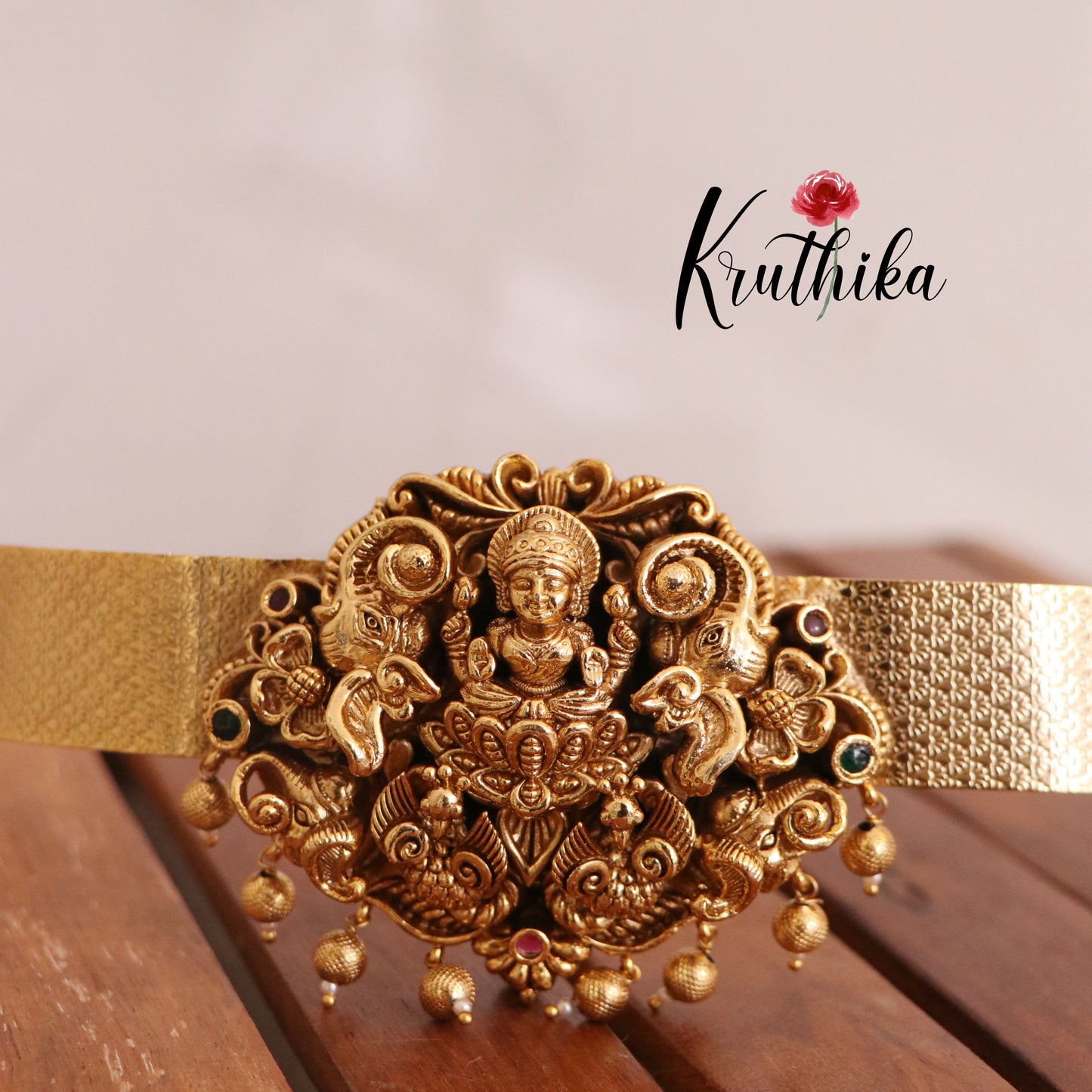 Pretty Lakshmi Elephants Hip Belt V210