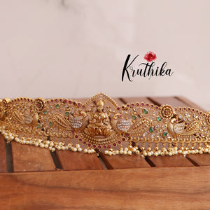 Beautiful Lakshmi pearl drops Hip belt vaddanam V218