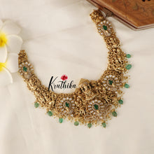 Premium Lakshmi Emerald Necklace NC1516