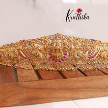 Premium Temple kemp golden beads Hip belt vaddanam V232