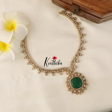 Beautiful CZ/AD Necklace NC1509  (Available in 2 Colours)