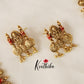 Beautiful Kasu Lakshmi Coral haaram LH762  (Available in two colors)