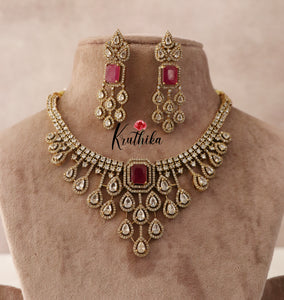 Beautiful AD Necklace NC1512 ( Available in 2 colours)