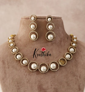 Sparkling AD Stones Necklace NC1544
