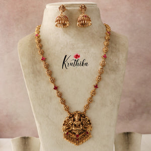 Simple Jadau Lakshmi Chain LH763 (Available in two colors)