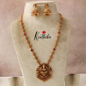 Simple Jadau Lakshmi Chain LH763 (Available in two colors)