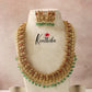 Beautiful Kasu Lakshmi Coral haaram LH762  (Available in two colors)