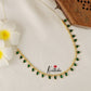 Simple kemp tear drop pendants invisible chain NC1523 (Three color options)