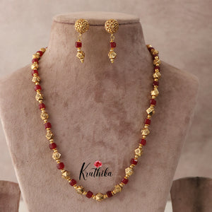 Trendy Antique Mala Set NC1670 ( Available in 3 Colours)