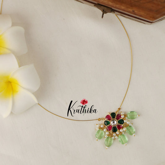 Jadau Pendant Invisible chain NC1529