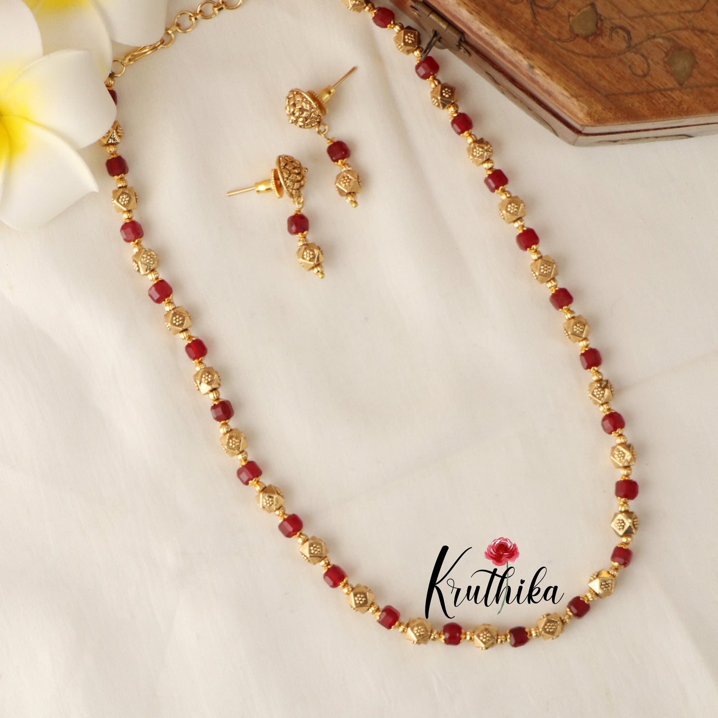 Trendy Antique Mala Set NC1670 ( Available in 3 Colours)
