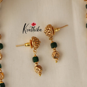 Trendy Antique Mala Set NC1670 ( Available in 3 Colours)