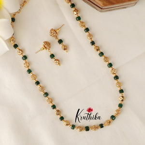 Trendy Antique Mala Set NC1670 ( Available in 3 Colours)