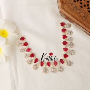 Sparkling AD/CZ Chocker NC1661 ( Available in 2 colours)