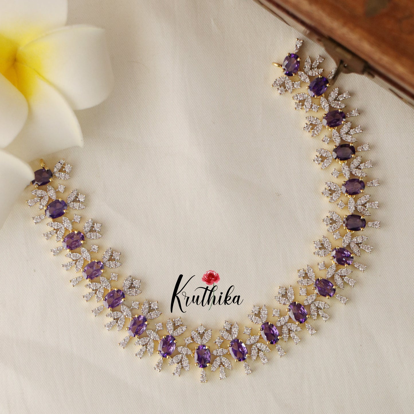 Pretty CZ Necklace NC1468( Available in 5 colours)
