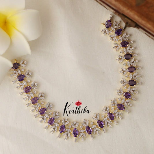 Pretty CZ Necklace NC1468( Available in 5 colours)