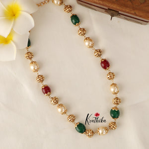 Pretty Antique Beads Mala Set-Available in 3 Colours LH706