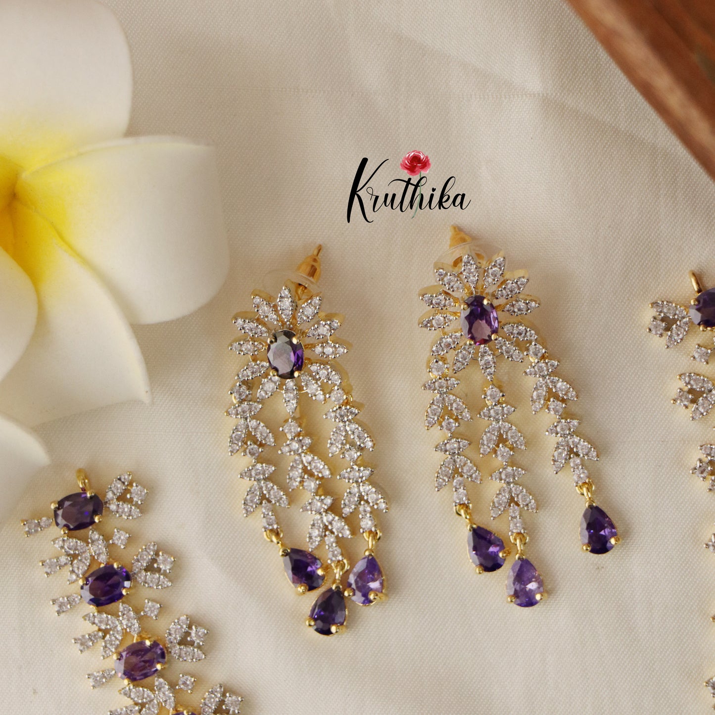 Pretty CZ Necklace NC1468( Available in 5 colours)