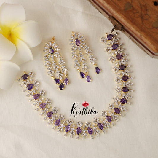 Pretty CZ Necklace NC1468( Available in 5 colours)