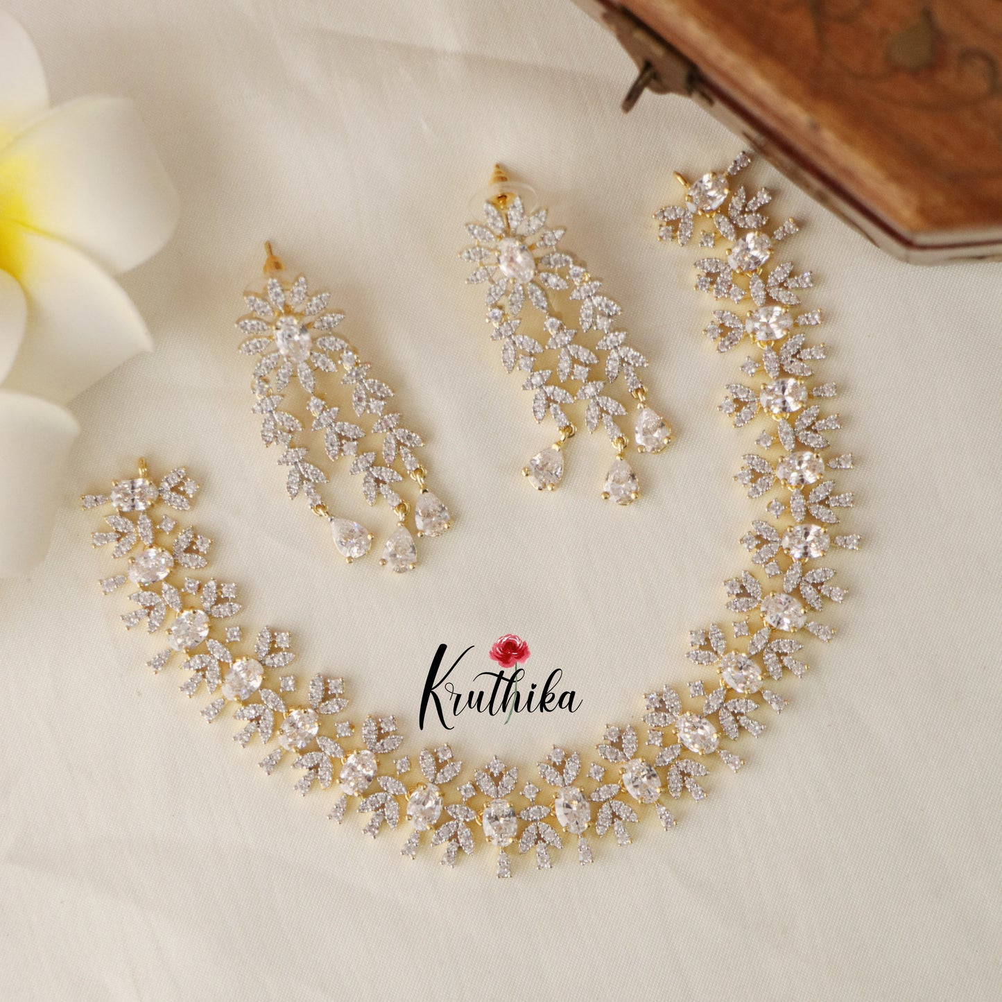 Pretty CZ Necklace NC1468( Available in 5 colours)