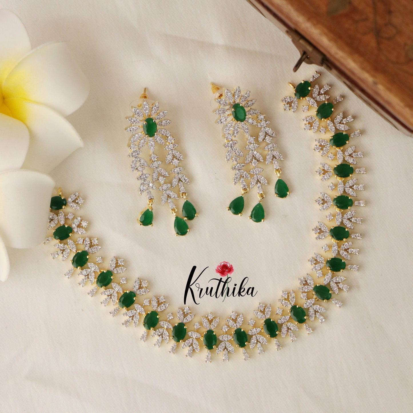 Pretty CZ Necklace NC1468( Available in 5 colours)