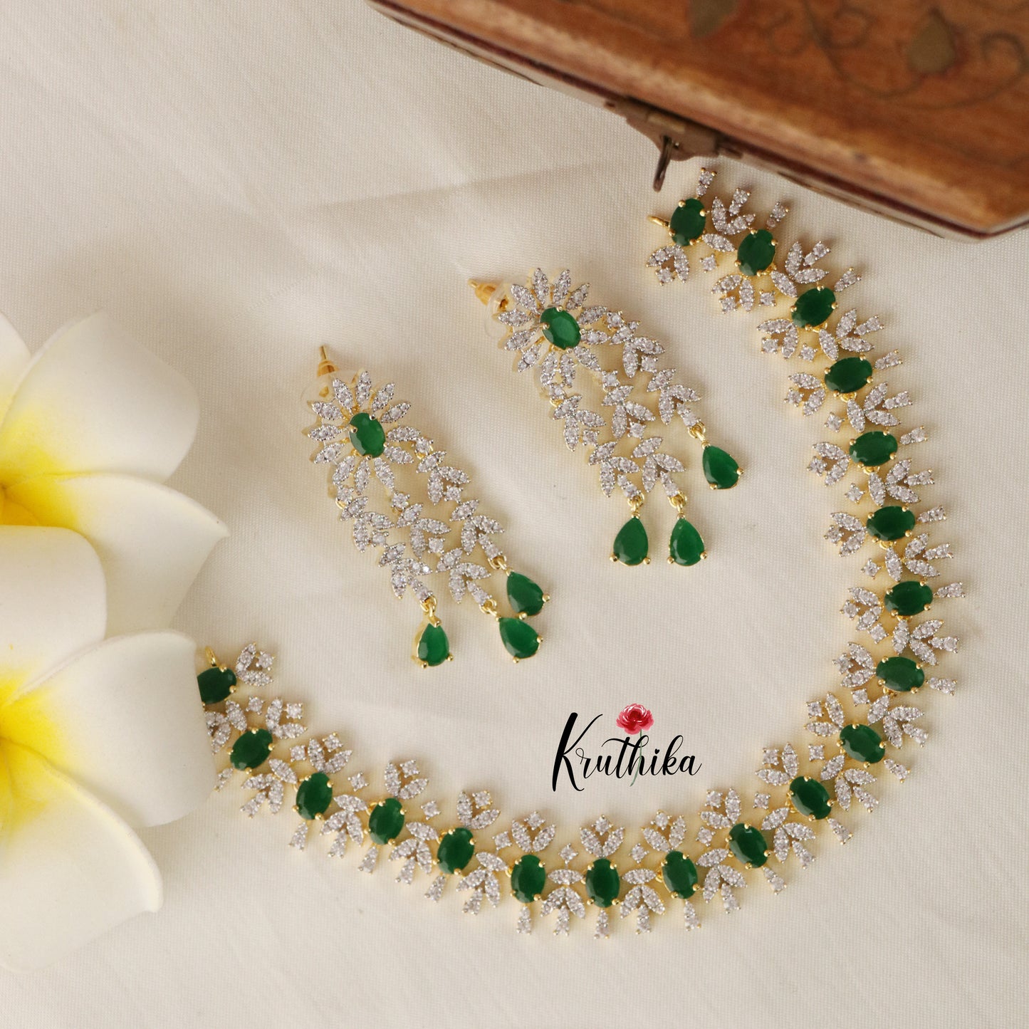 Pretty CZ Necklace NC1468( Available in 5 colours)