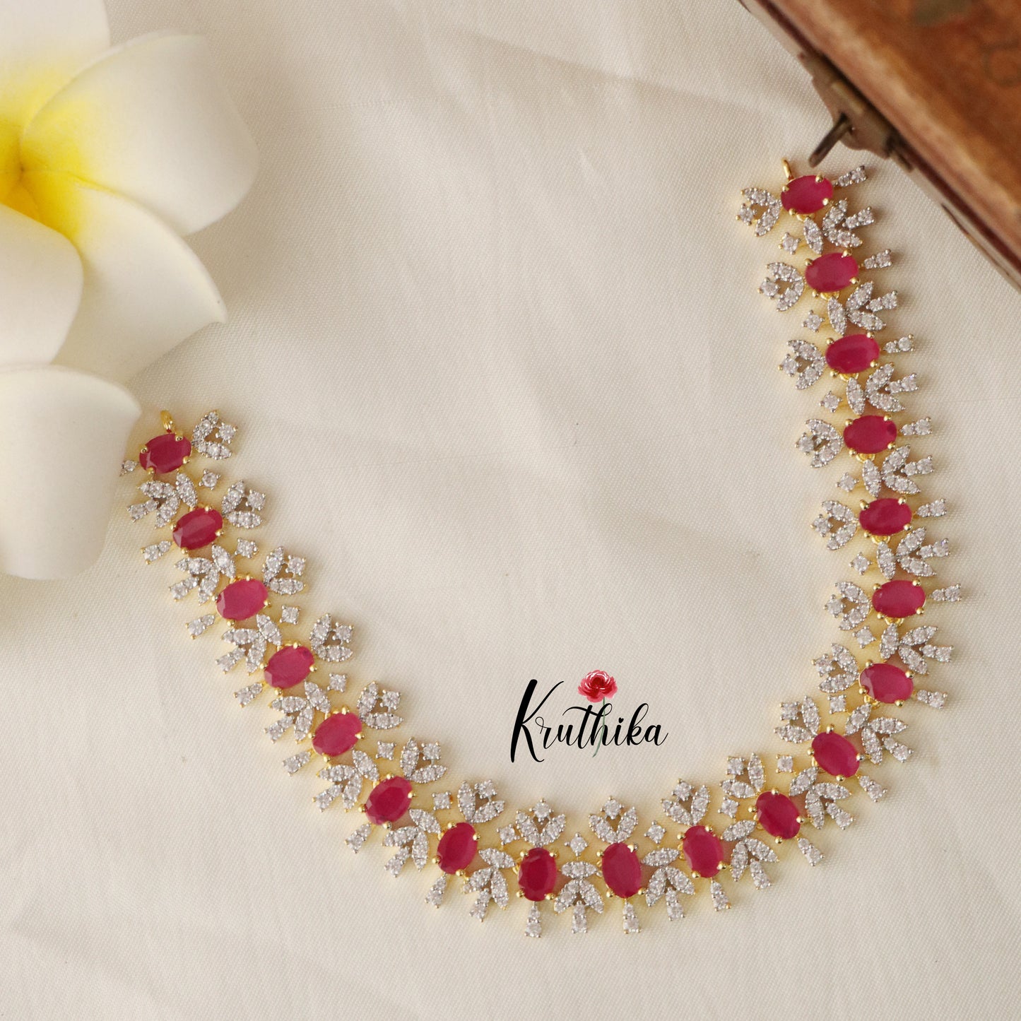 Pretty CZ Necklace NC1468( Available in 5 colours)