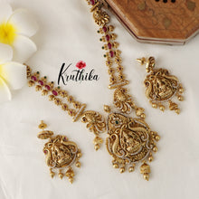 Beautiful two layer Kemp Lakshmi Devi necklace NC1541