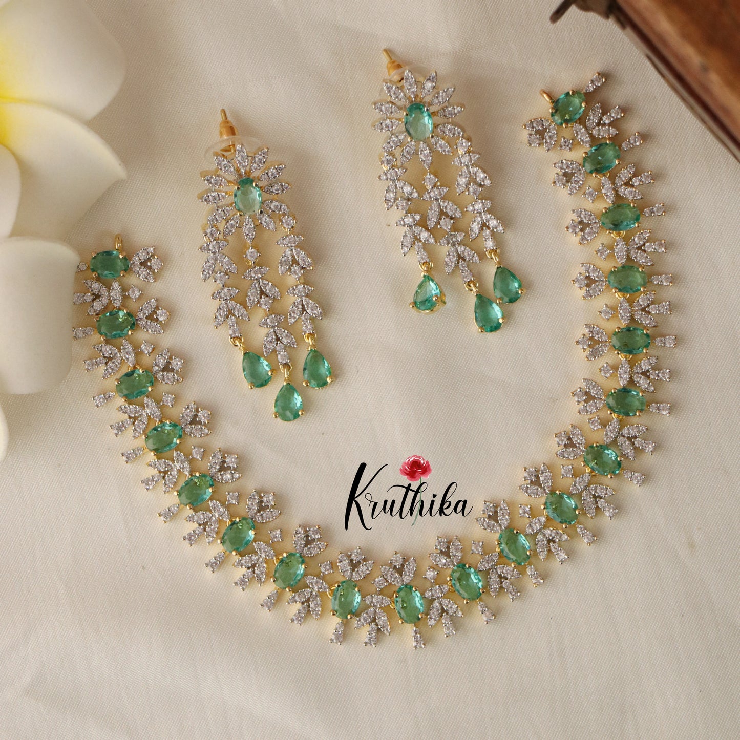 Pretty CZ Necklace NC1468( Available in 5 colours)