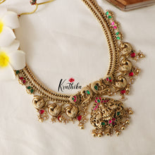 Premium Lakshmi Peacock Jadau Necklace NC1477