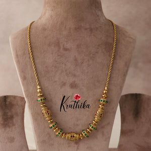 Pretty Golden beaded kemp chain NC1536