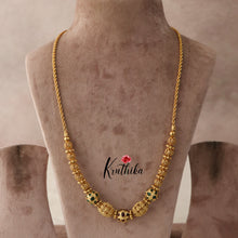 Trendy Golden beaded kemp chain NC1535