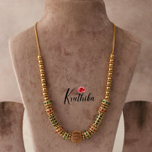 Trendy Golden beaded kemp chain NC1534