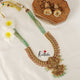 Grand onyx Beads Lakshmi Peacock Kempu Haaram LH750