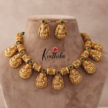 Beautiful Antique Lakshmi Necklace NC1668 ( Available in 3 Colours)