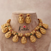 Beautiful Antique Lakshmi Necklace NC1668 ( Available in 3 Colours)