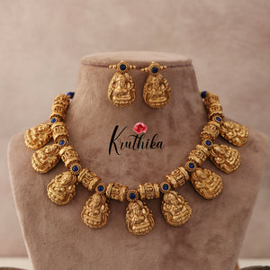 Beautiful Antique Lakshmi Necklace NC1668 ( Available in 3 Colours)