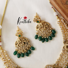 Pretty Lakshmi Peacock Cutwork Necklace ( Available in 2 colours) NC1434