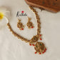 Pretty Lakshmi Peacock Kempu Necklace NC1463