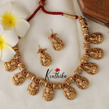 Beautiful Antique Lakshmi Necklace NC1668 ( Available in 3 Colours)