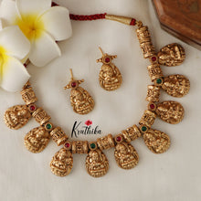 Beautiful Antique Lakshmi Necklace NC1668 ( Available in 3 Colours)