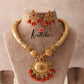 Trendy Antique Coral hasli Necklace Set NC1667