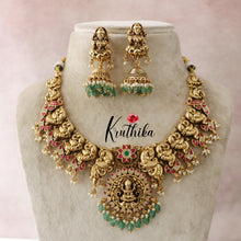 Premium Elegant Lakshmi Peacock Jadau Necklace NC1431