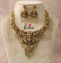 Antique Temple necklace with pastel beads NC1542