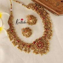 Elegant Peacock Coral Necklace NC1473 (Available in 2 Colours)